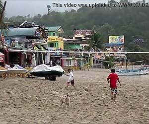 Buck Wild zeigt weißen Strand in Puerto Galera, Philippinen