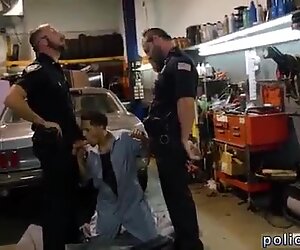 Cops ass fucking young teens and hot naked  police men movie