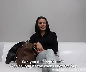 Stunning amateur gets interviewed and fucked at Czech castingReport this video