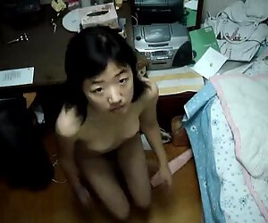 Korean Dilettante Legal Age Teenager Tease Lotion Example Masturbation